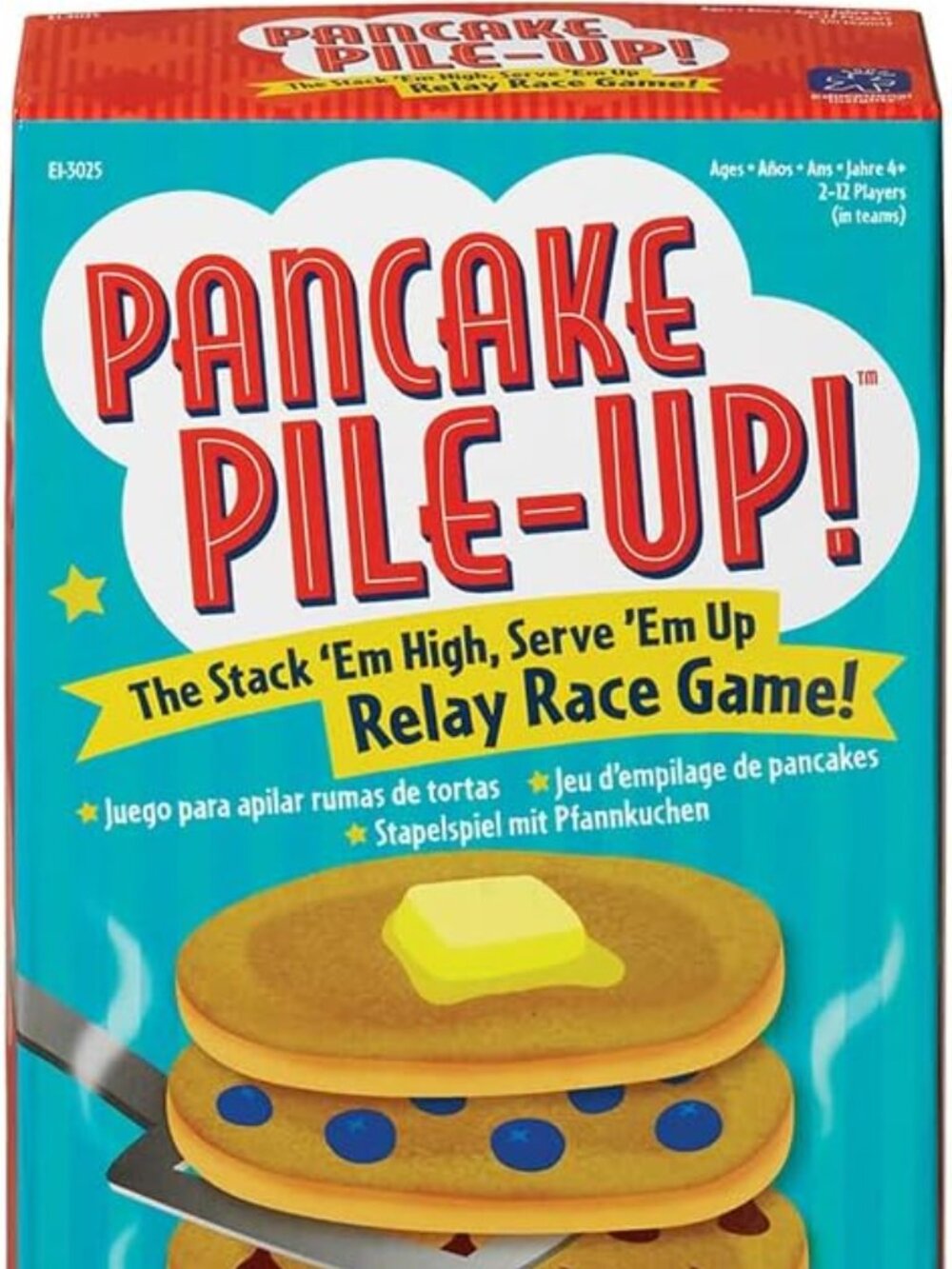 Pancake Pile Up Relay Race by Educational Insights Preschool Game, 4+